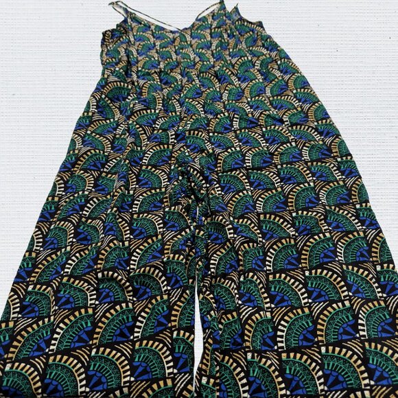 SILK & SOLT Dangerously in Love Jumpsuit – Peacock Womens XL Boho Festival - Picture 6 of 15